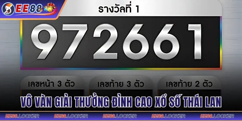 Vô vàn giải thưởng đỉnh cao xổ số Thái Lan